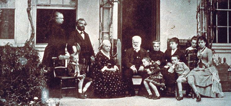 Victor Hugo and family